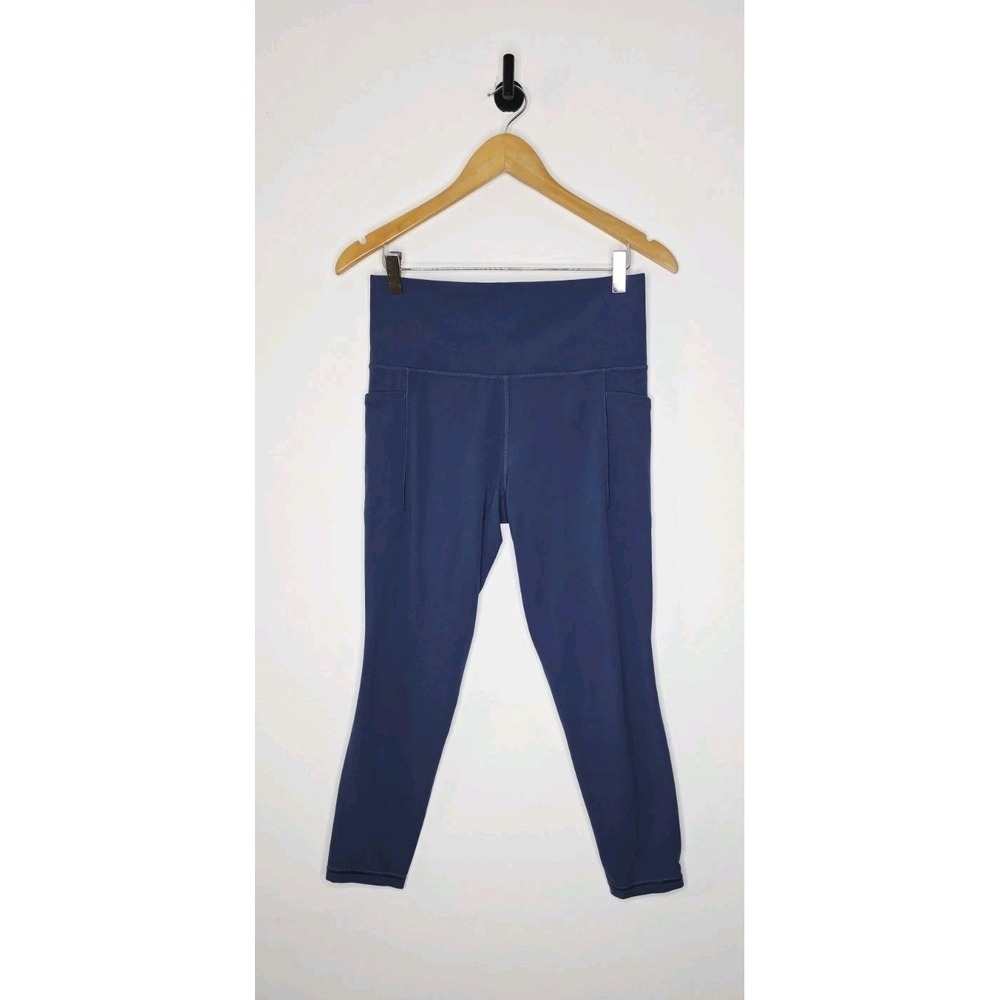 Athleta Salutation 7/8 Tight with Pockets High Rise Women's Size Medium Blue